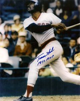 TOMMY HARPER SIGNED 8X10 RED SOX PHOTO