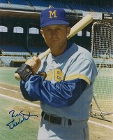 RON THEOBALD SIGNED 8X10 BREWERS PHOTO
